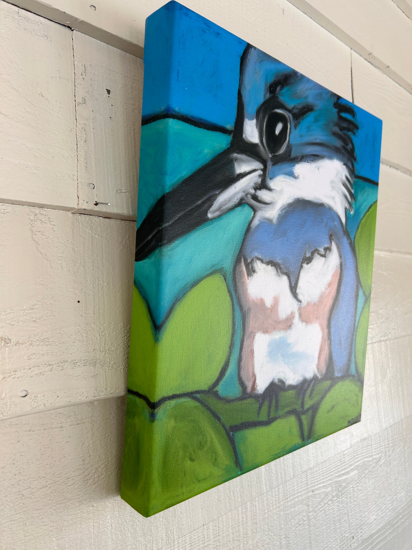 KINGFISHER 2 | CANVAS GICLEE | 14 x 16