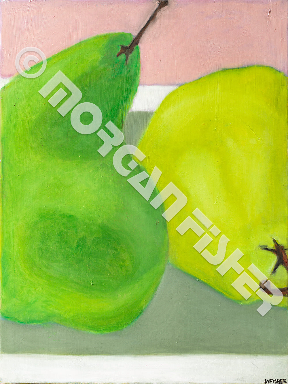 PEARS- PAINTING | FRAMED PAINTING