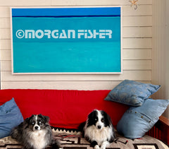 BIG BLUE | FRAMED PAINTING