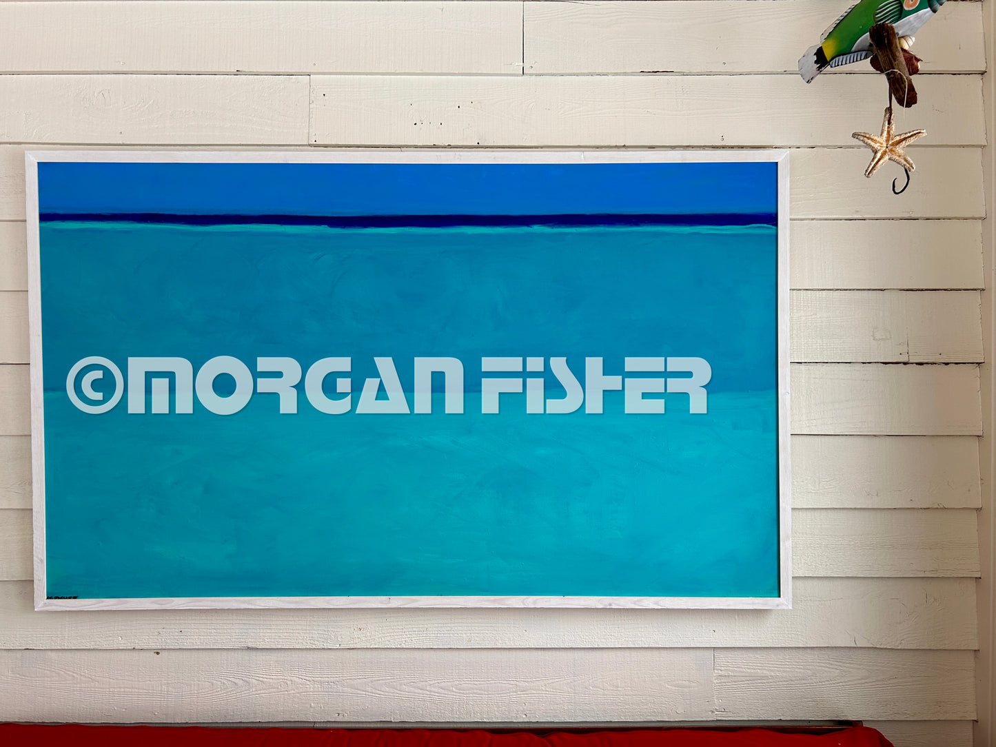 BIG BLUE | FRAMED PAINTING