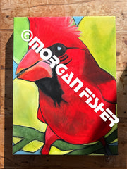 CARDINAL MALE | CANVAS GICLEE | 12 x 16