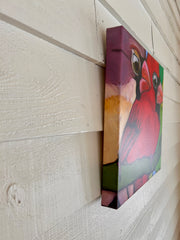 CARDINAL CURIOSITY | CANVAS GICLEE | 16 x 16