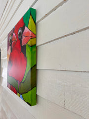 CARDINAL CURIOSITY | CANVAS GICLEE | 24 x 24