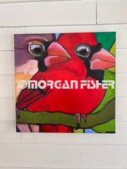 CARDINAL CURIOSITY | CANVAS GICLEE | 24 x 24