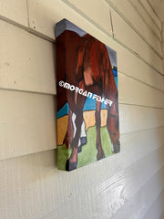 ISLAND HORSE SORREL| CANVAS GICLEE | 12x16