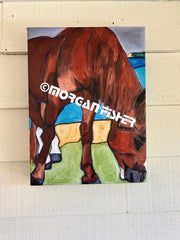 ISLAND HORSE SORREL| CANVAS GICLEE | 12x16
