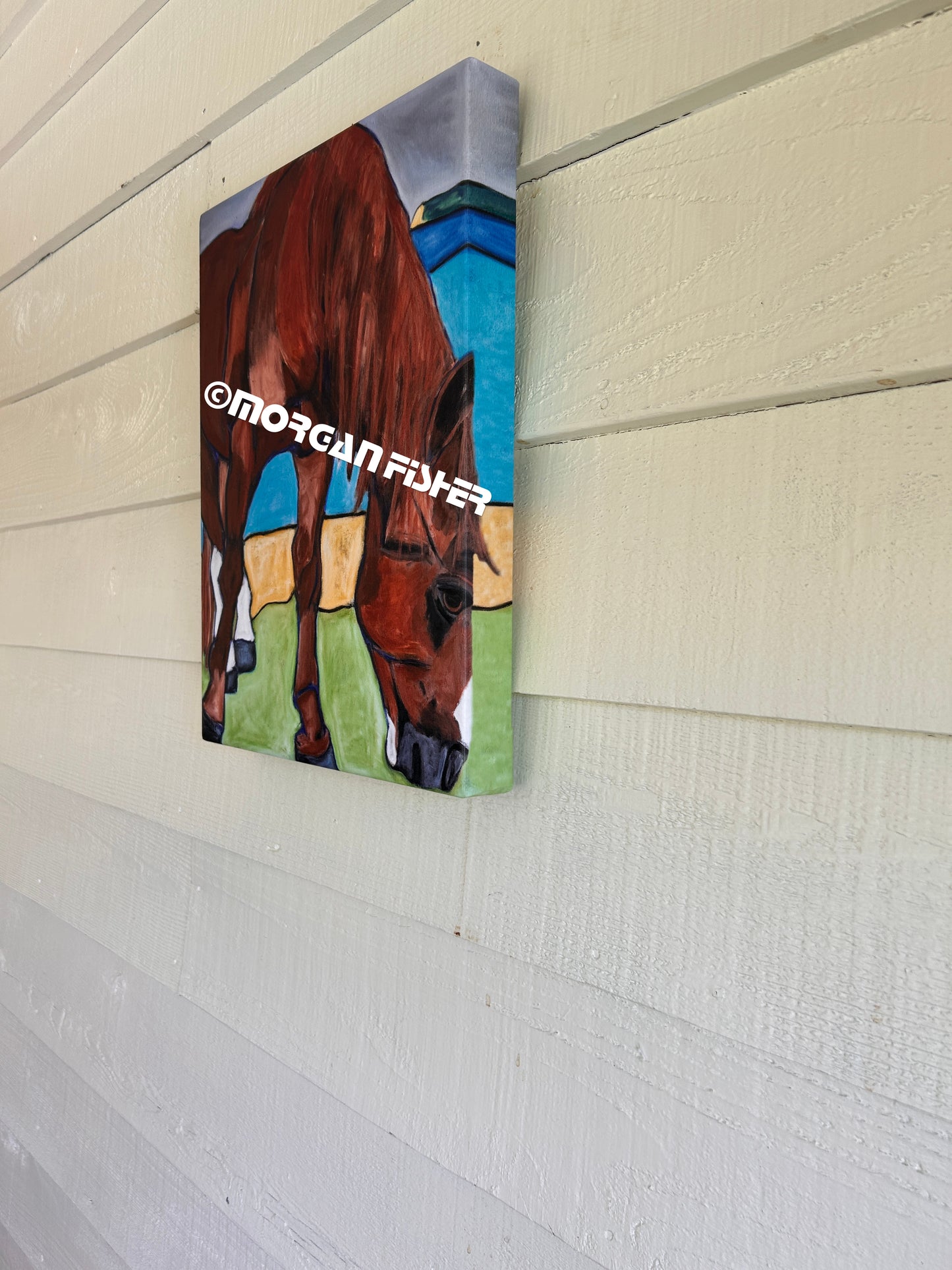 ISLAND HORSE SORREL| CANVAS GICLEE | 12x16