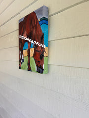 ISLAND HORSE SORREL| CANVAS GICLEE | 12x16