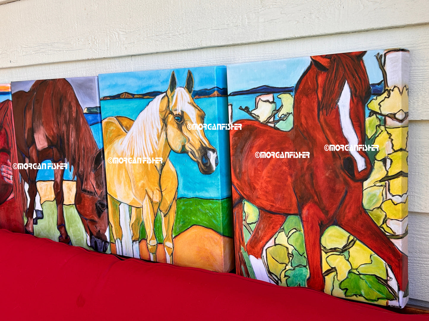 ISLAND HORSE SORREL| CANVAS GICLEE | 12x16