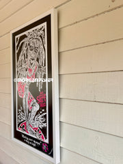 LOCAL WET WOMAN | Wet Women Surf Wax | Paper Giclee | Framed