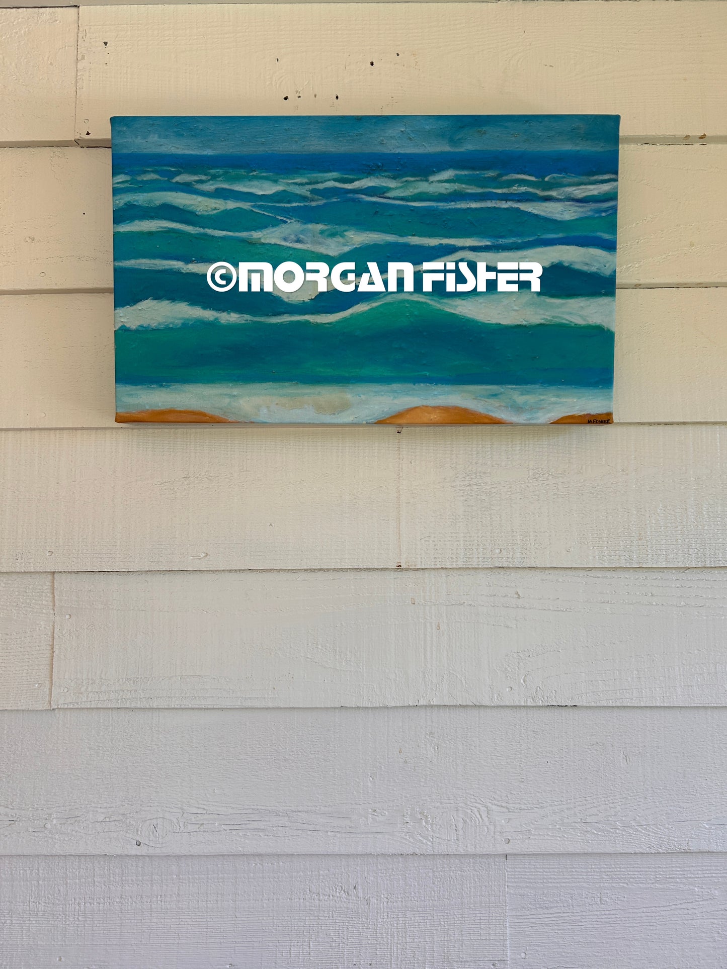 MESSY WAVES | CANVAS GICLEE | 12x20