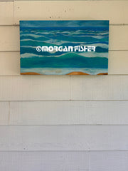 MESSY WAVES | CANVAS GICLEE | 12x20