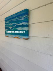 MESSY WAVES | CANVAS GICLEE | 14 x 24