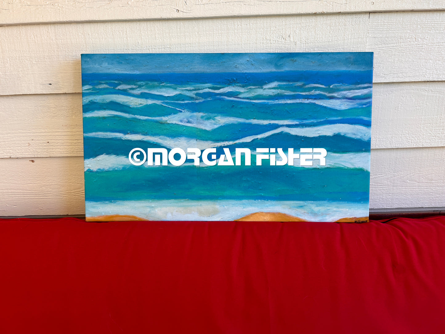 MESSY WAVES | CANVAS GICLEE | 14 x 24