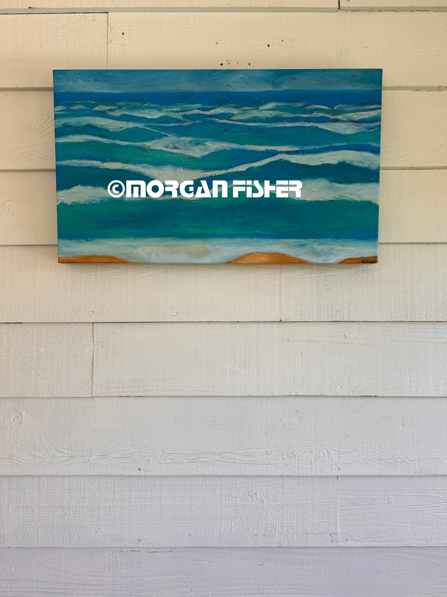 MESSY WAVES | CANVAS GICLEE | 14 x 24