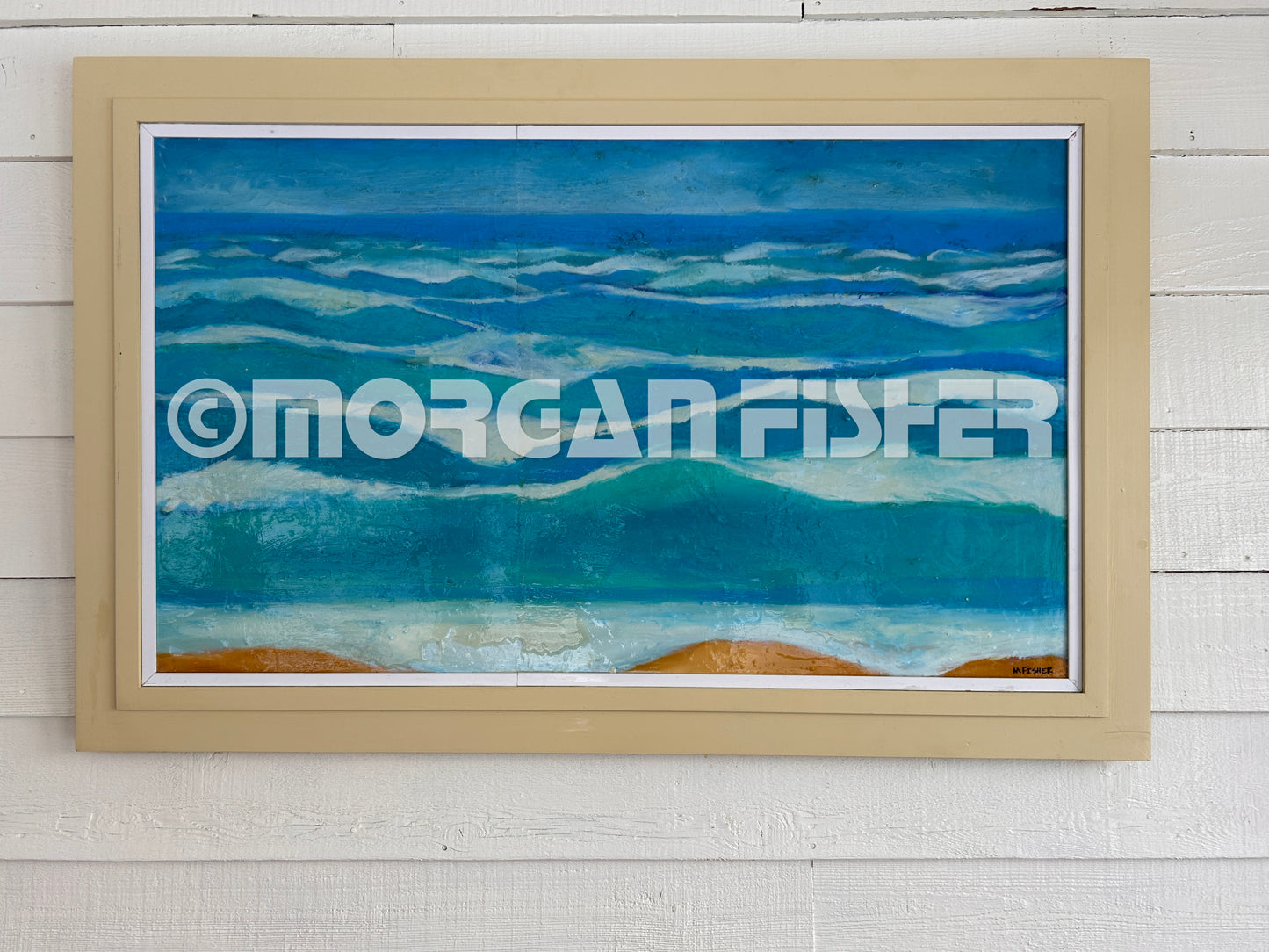 MESSY WAVES | FRAMED PAINTING