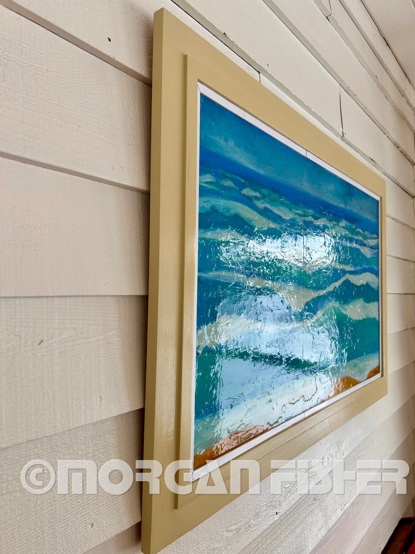 MESSY WAVES | FRAMED PAINTING