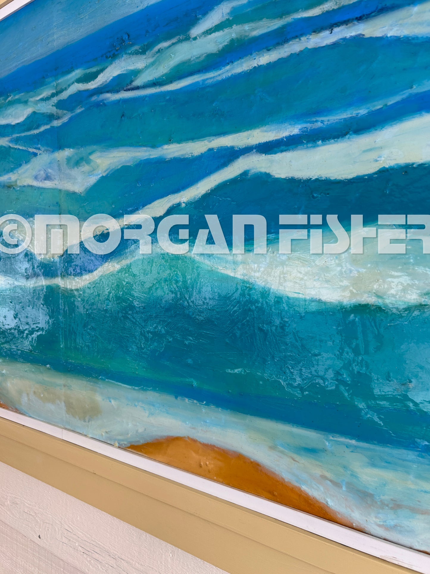MESSY WAVES | FRAMED PAINTING