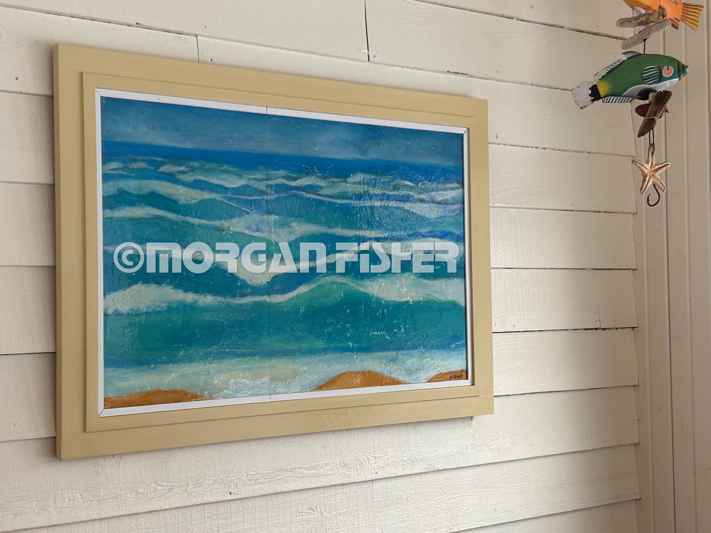 MESSY WAVES | FRAMED PAINTING