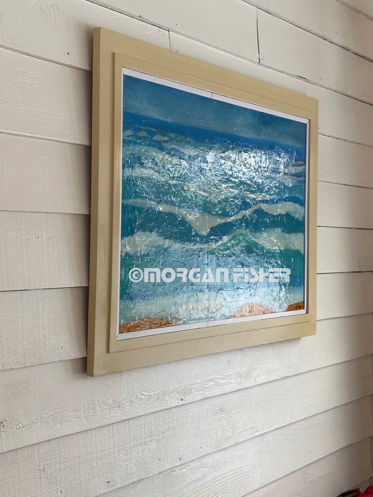 MESSY WAVES | FRAMED PAINTING
