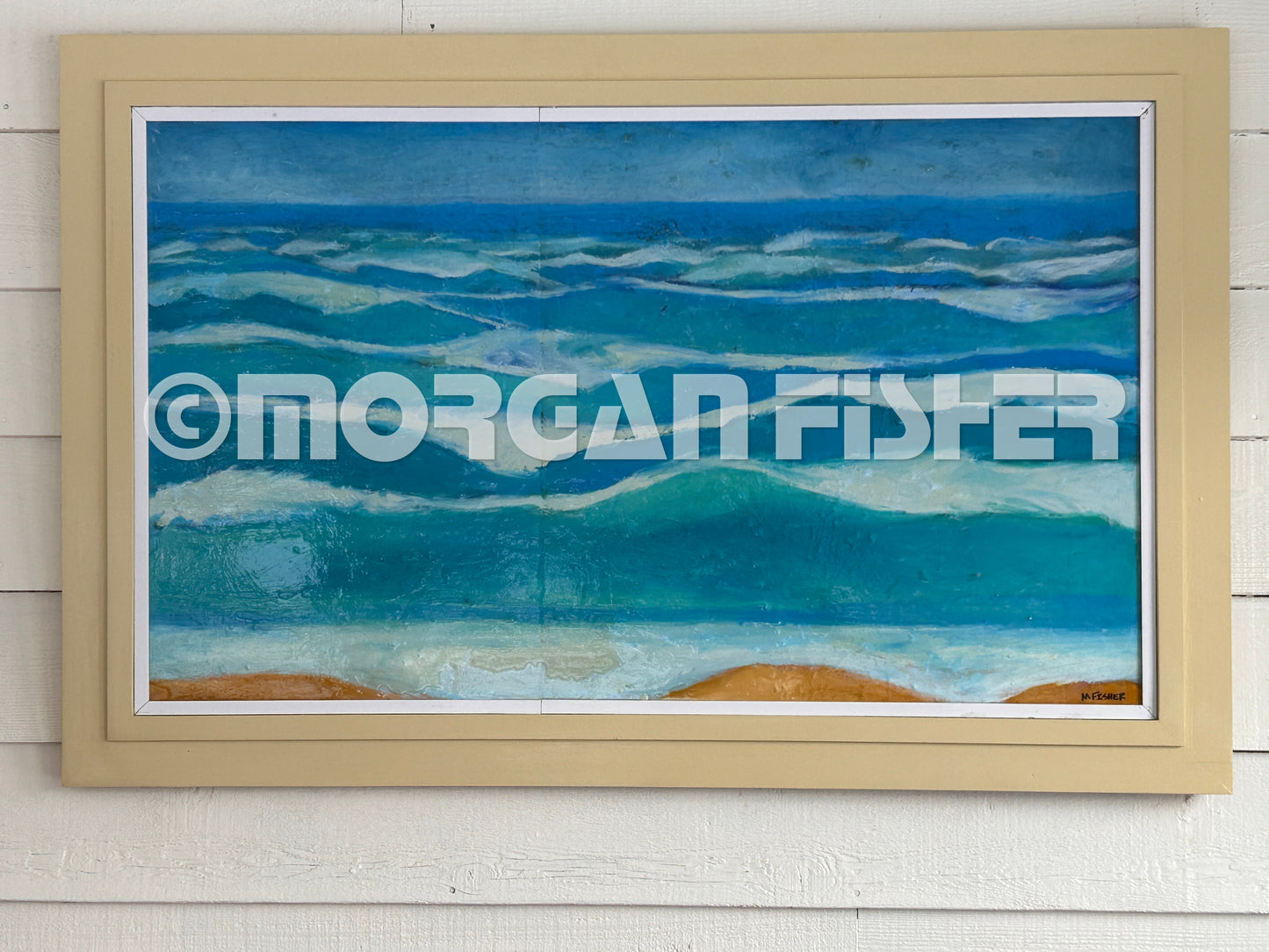 MESSY WAVES | FRAMED PAINTING