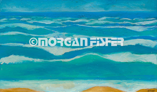 MESSY WAVES | CANVAS GICLEE | 14 x 24