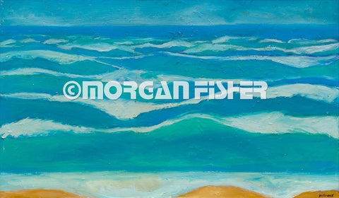 MESSY WAVES | CANVAS GICLEE | 14 x 24