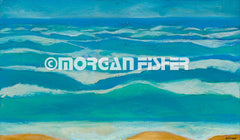 MESSY WAVES | CANVAS GICLEE | 12x20