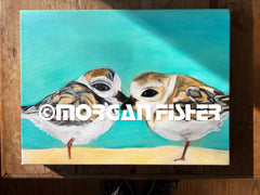 PLOVER PAIR | CANVAS GICLEE | 9 x 12