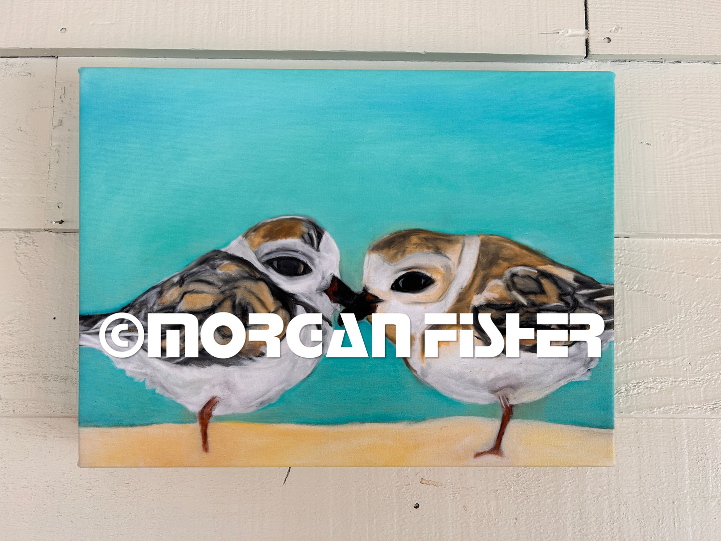 PLOVER PAIR | CANVAS GICLEE | 9 x 12