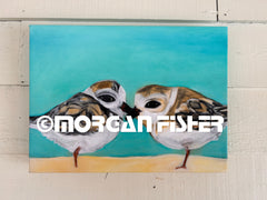 PLOVER PAIR | CANVAS GICLEE | 9 x 12