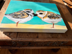 PLOVER PAIR | CANVAS GICLEE | 12 x 16