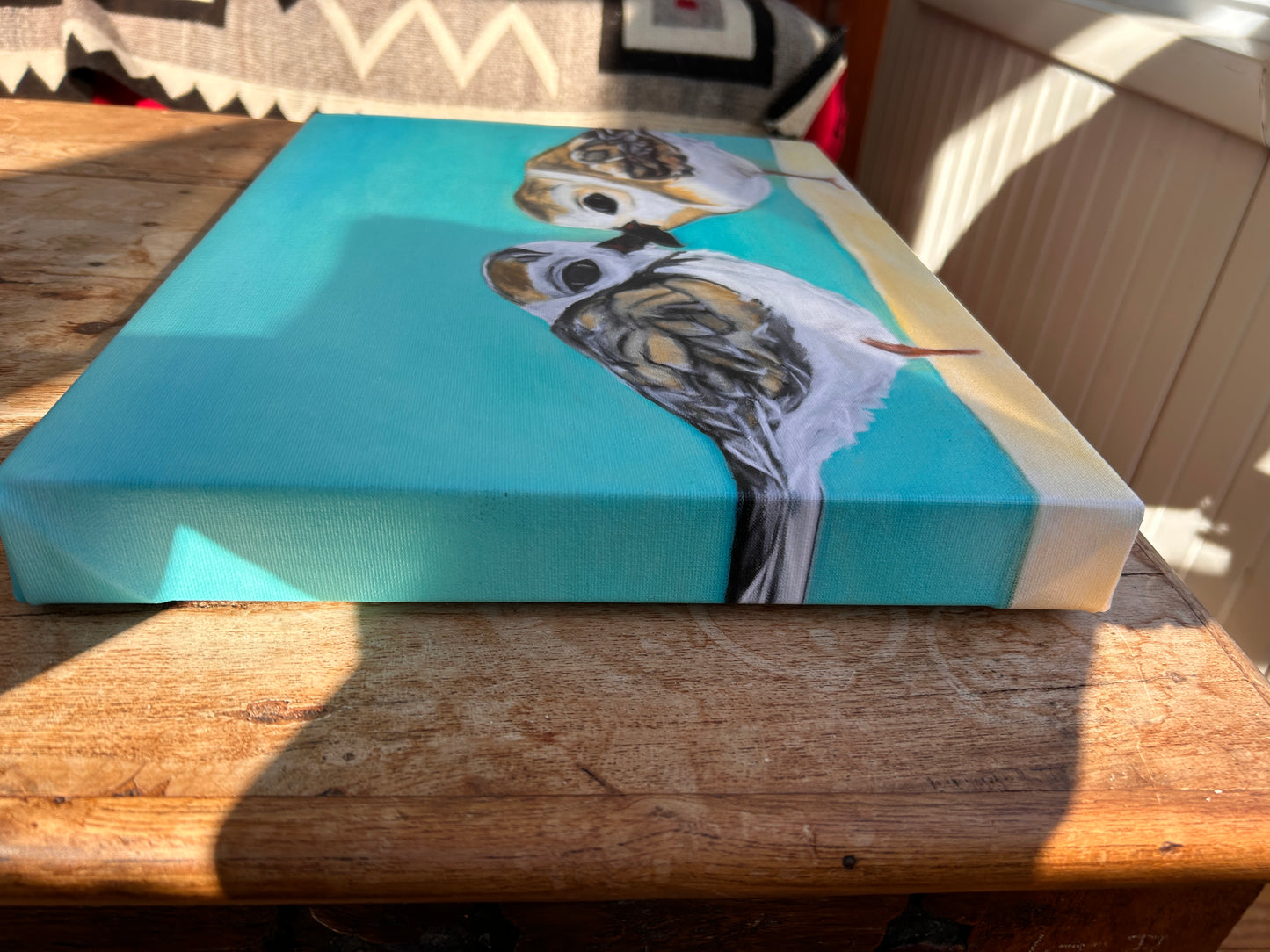 PLOVER PAIR | CANVAS GICLEE | 12 x 16