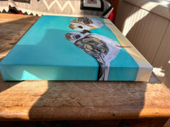 PLOVER PAIR | CANVAS GICLEE | 12 x 16