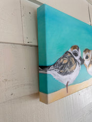 PLOVER PAIR | CANVAS GICLEE | 12 x 16