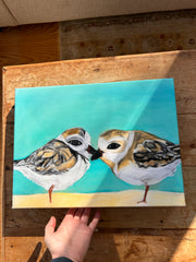 PLOVER PAIR | CANVAS GICLEE | 12 x 16