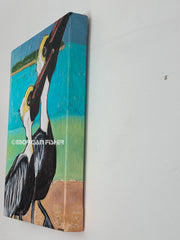 PELICANS | CANVAS GICLEE | 12 x 16