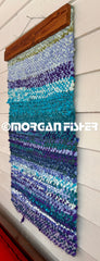 WATER | HAND WOVEN | RAG RUG WALL HANGING