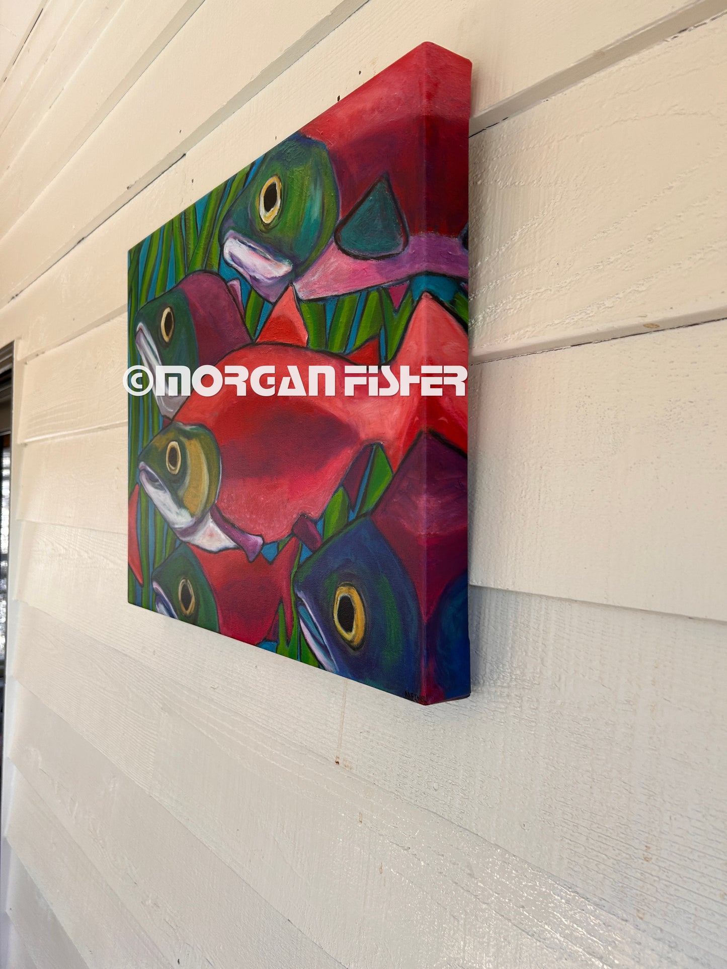 SALMON RUN | CANVAS GICLEE | 16 x 20