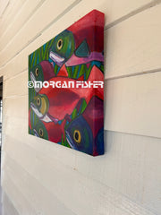 SALMON RUN | CANVAS GICLEE | 16 x 20