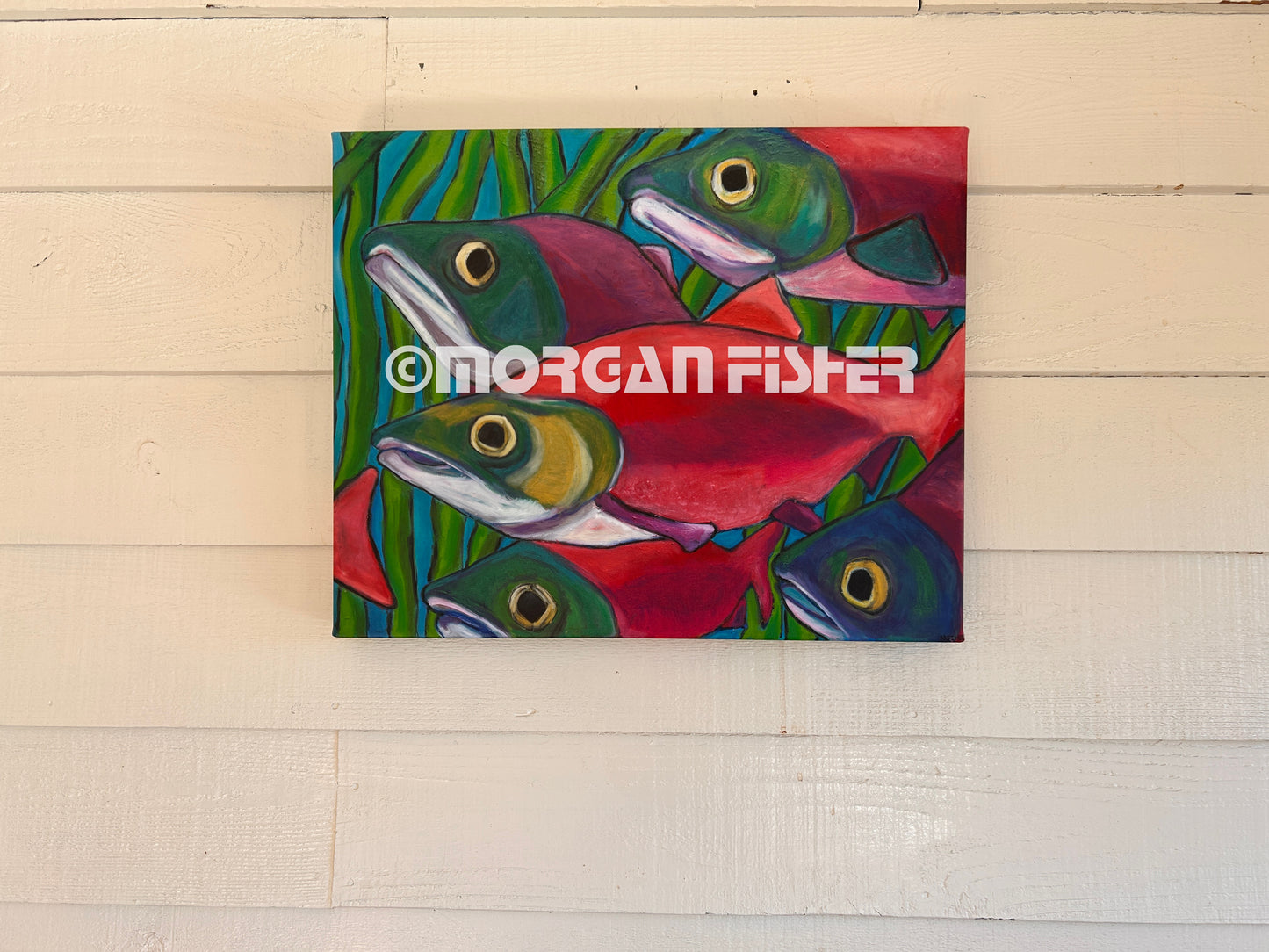 SALMON RUN | CANVAS GICLEE | 16 x 20