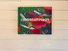 SALMON RUN | CANVAS GICLEE | 16 x 20