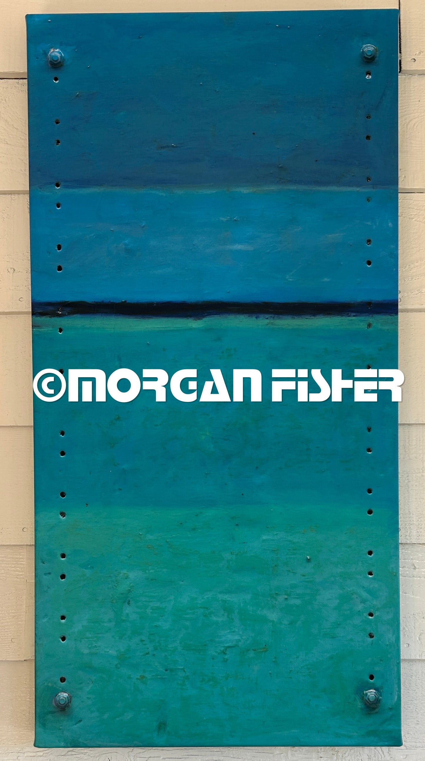EVENING BLUE | CANVAS GICLEE | 18 X 36