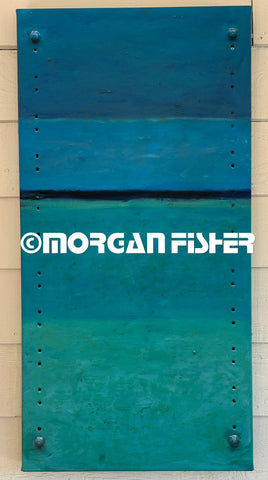 EVENING BLUE | CANVAS GICLEE | 18 X 36
