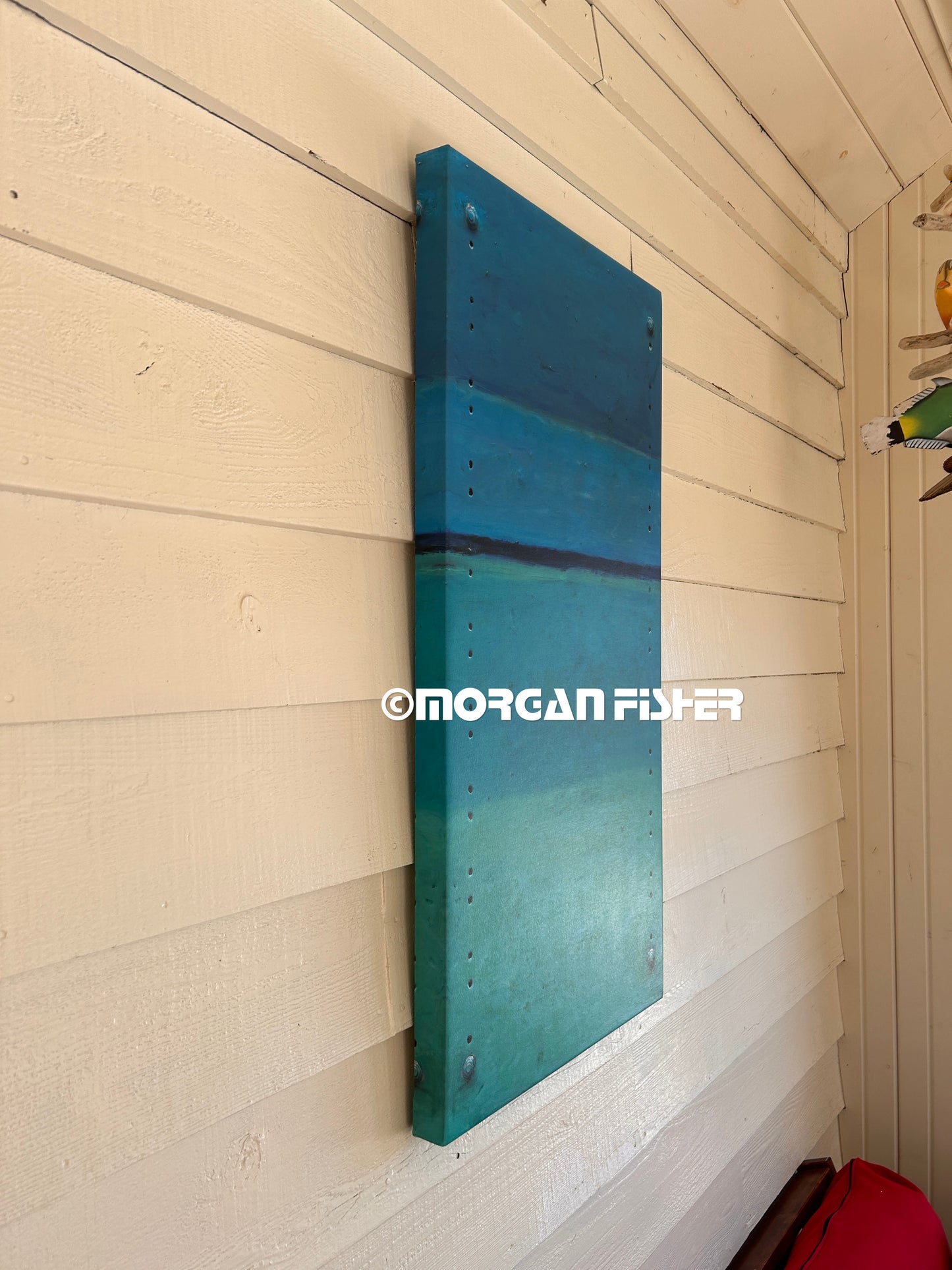EVENING BLUE | CANVAS GICLEE | 18 X 36