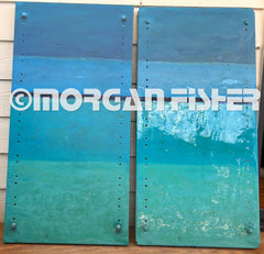 EVENING BLUE | CANVAS GICLEE | 18 X 36