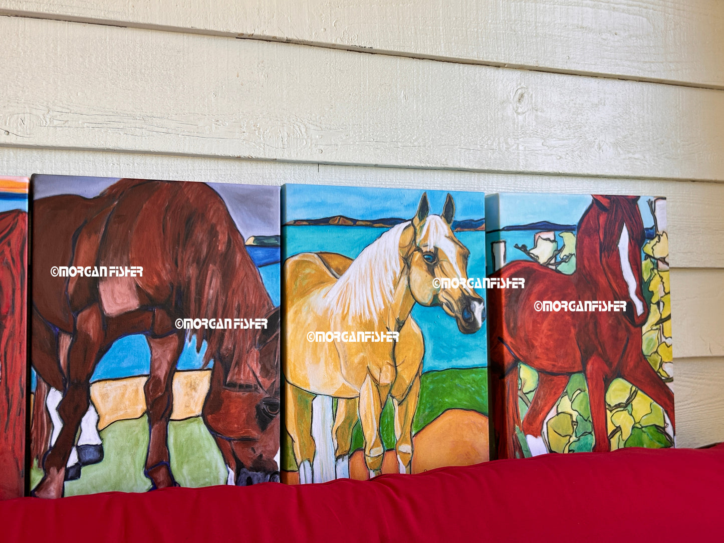 ISLAND HORSE SORREL| CANVAS GICLEE | 12x16