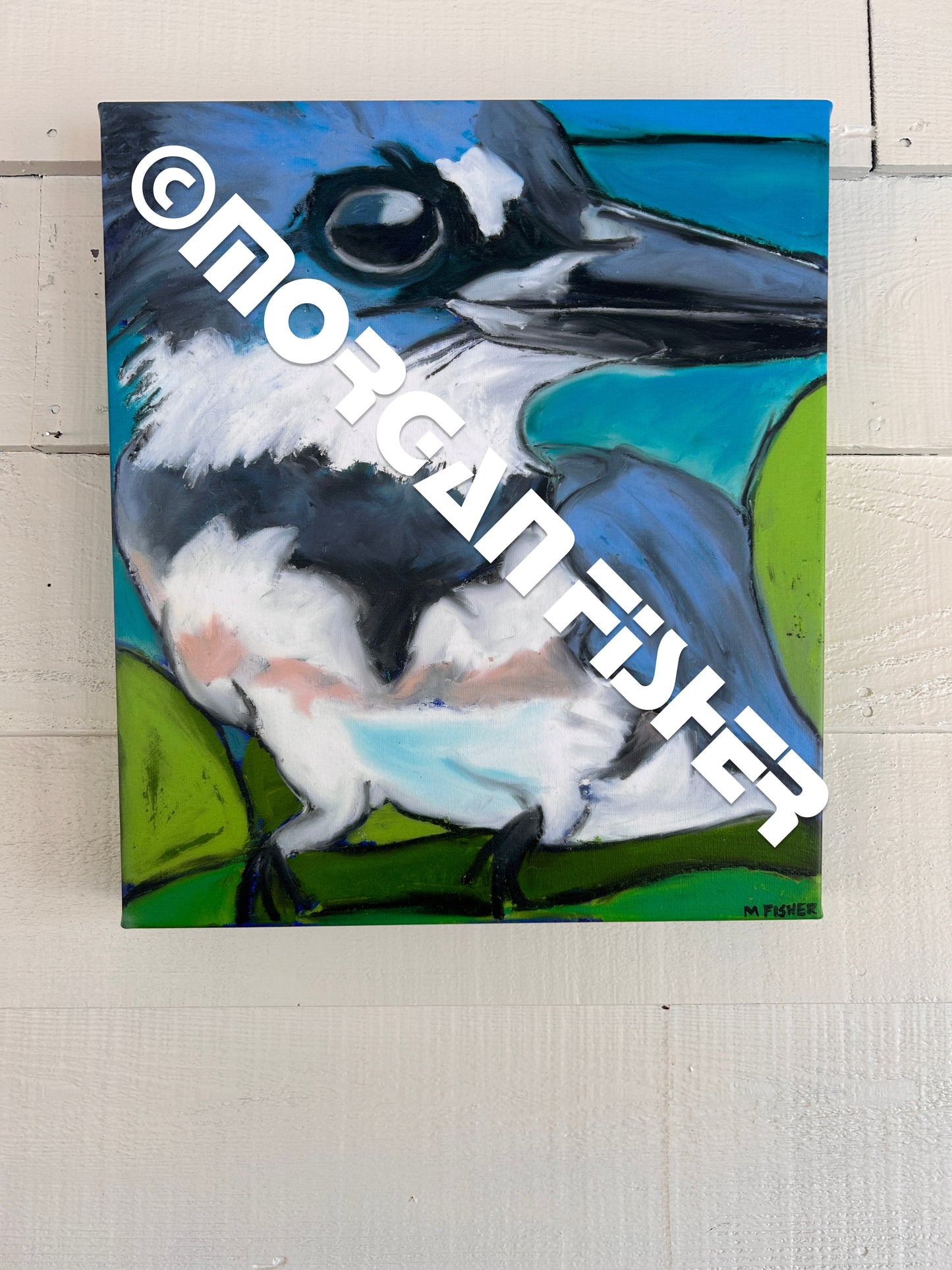 KINGFISHER 1 | CANVAS GICLEE | 14 x 16