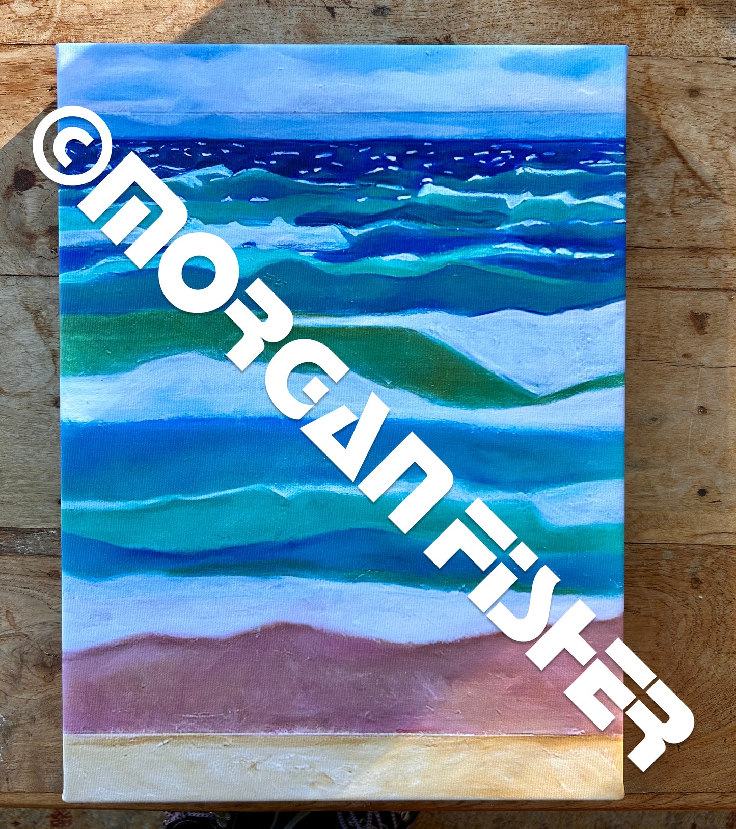 LAKE MICHIGAN WAVES | CANVAS GICLEE | 12 x 16