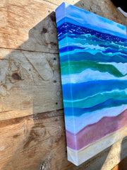 LAKE MICHIGAN WAVES | CANVAS GICLEE | 12 x 16